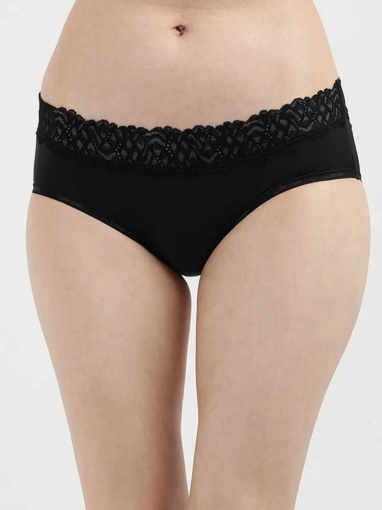 calvin klein fashion Calvin Klein Solid Black Mid Rise Hipster-picture-24