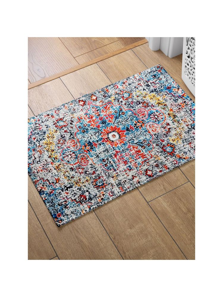 Urban Space Digital Printed Chenille Bath Mat with Anti-Skid Backing-picture-18
