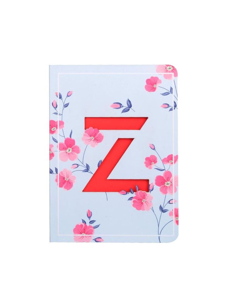 doodle collection Doodle Initial Z - Floral Monogram Notebook-picture-27