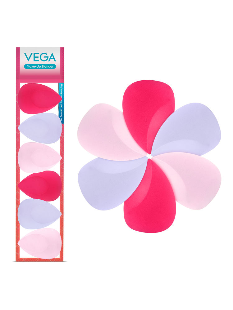 VEGA Mp-05 Makeup Beauty Blender Sponge For Women - Pack Of 6-image-8