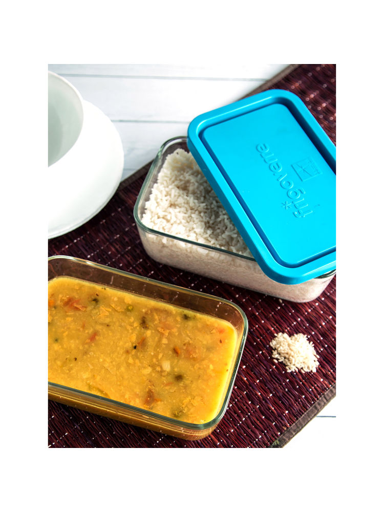 Bormioli Rocco Frigoverre Blue Lid Rectangle Container Set of 2-picture-19