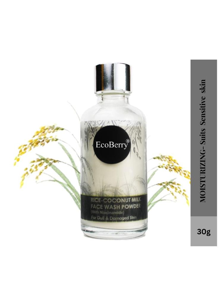 Ecoberry Rice Coconut Milk Face Wash Powder-image-23