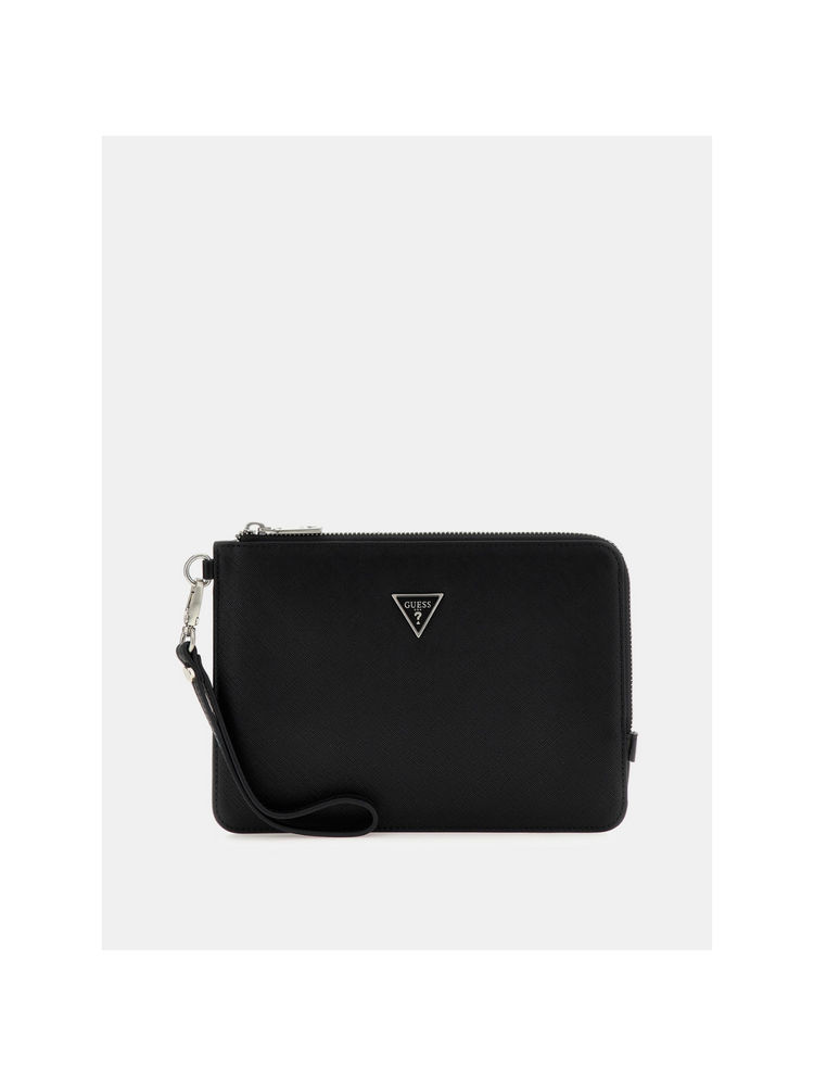 guess fashion Guess Men Black Solid Pu Wallet-picture-20