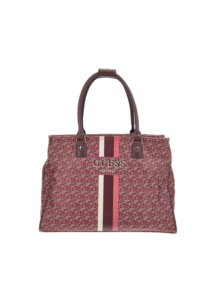guess fashion Guess Women Red Printed Tote Bag-picture-25