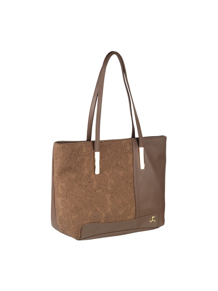 Mochi Textured Brown Tote Bag-picture-13