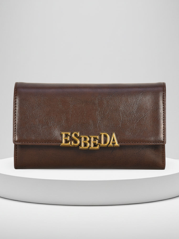ESBEDA Brown Colour Clarisse Wallet for Womens (S)-picture-33