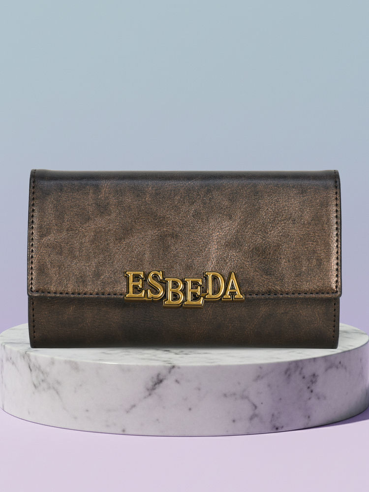 ESBEDA Copper Colour Clarisse Wallet for Womens (S)-picture-22