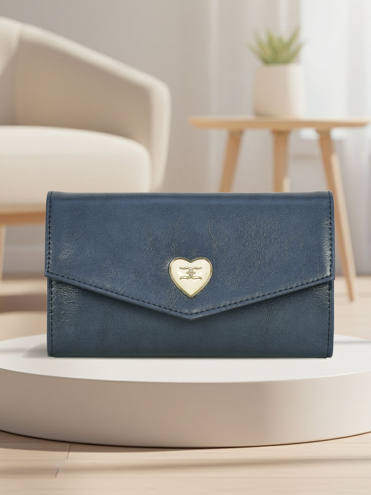ESBEDA Blue Colour Amorette Wallet for Womens (S)-picture-20