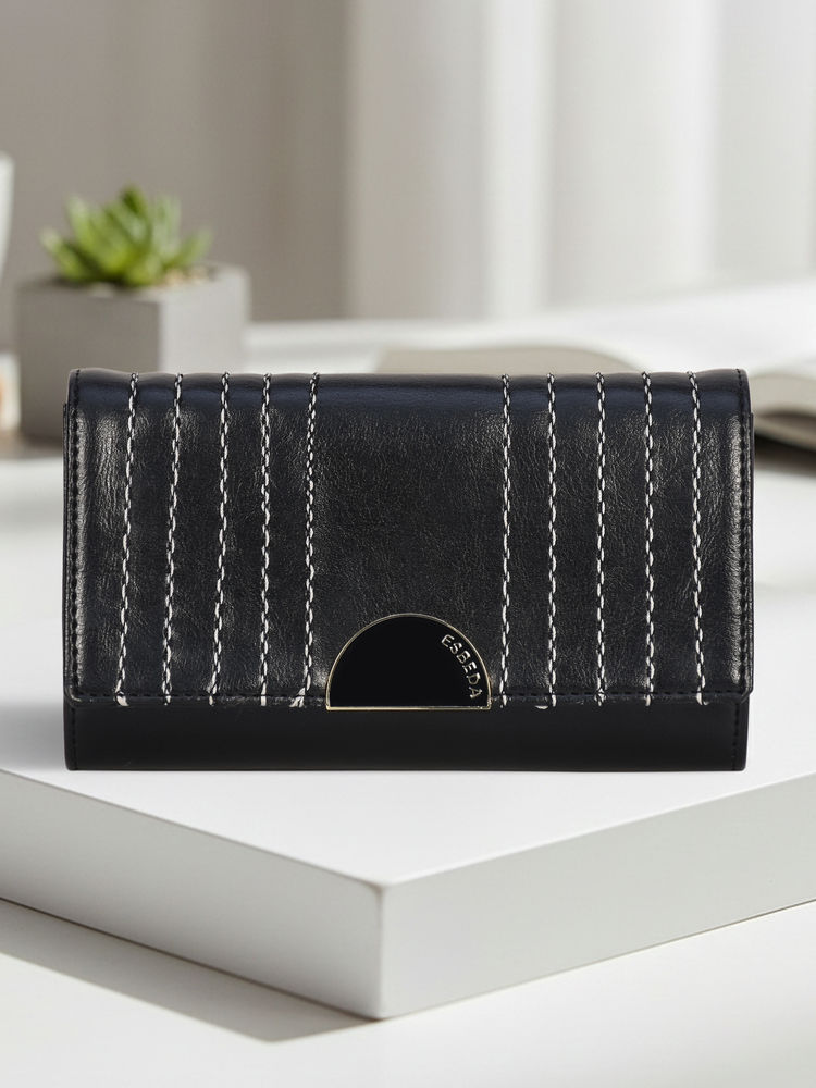 ESBEDA Black Colour Monarch Wallet for Womens (S)-image-27