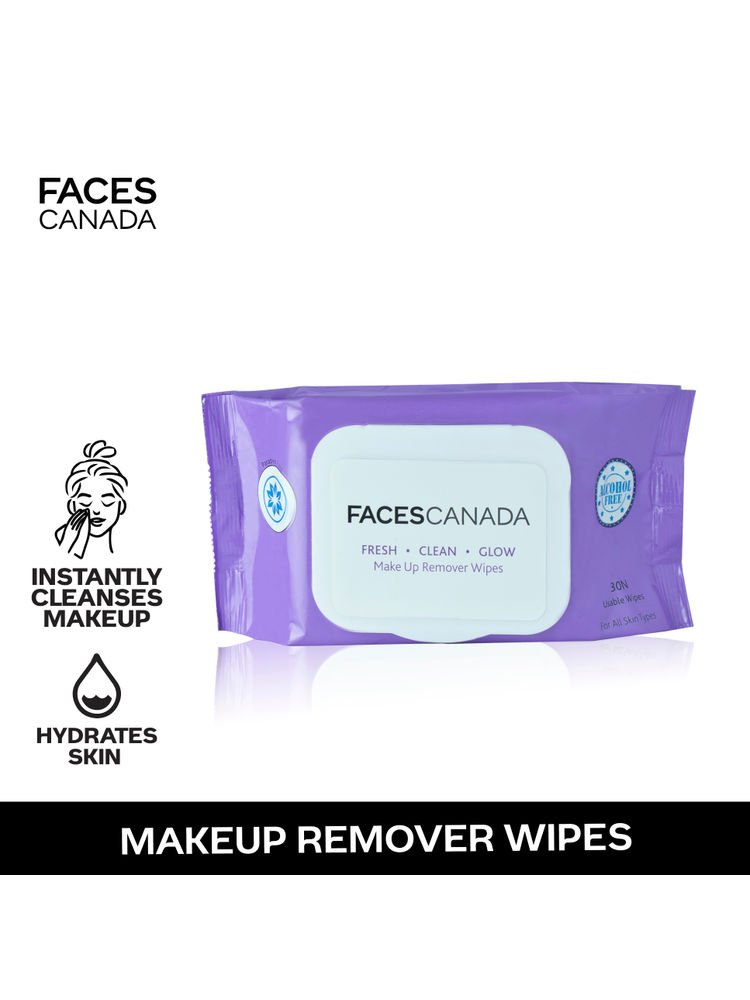 Faces Canada Fresh Clean Glow Makeup Remover Wipes
