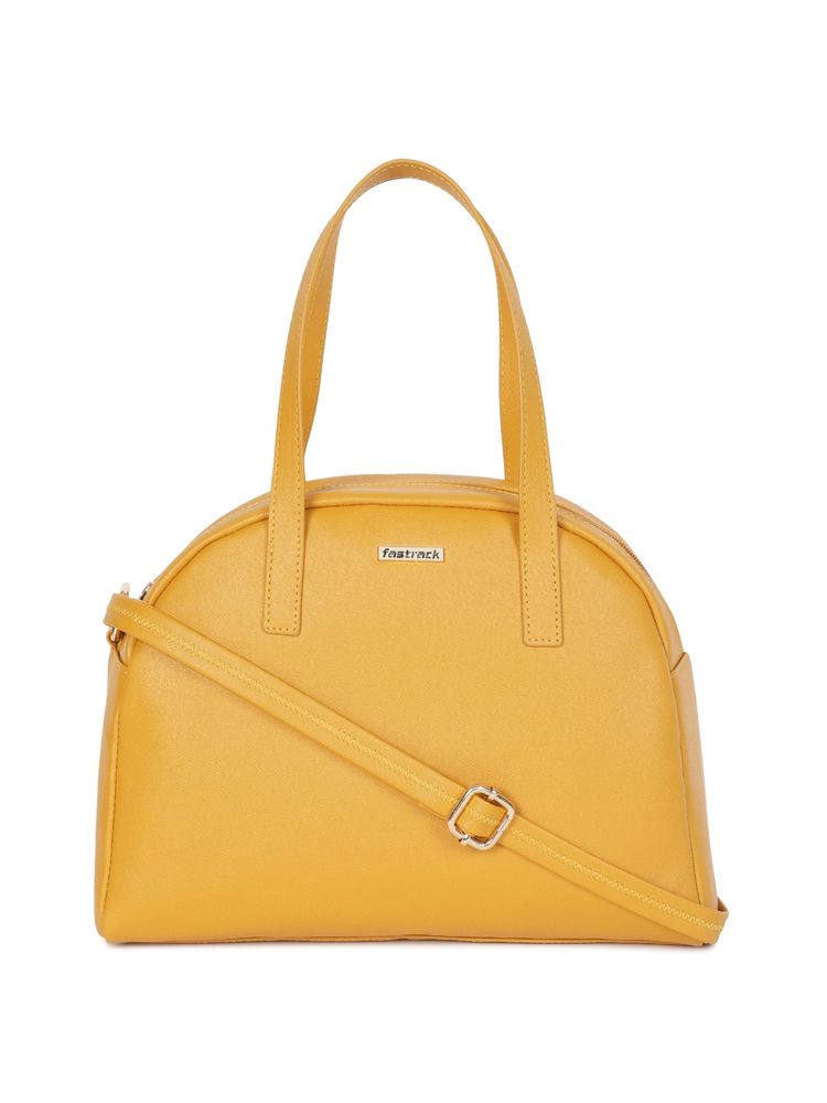 fastrack accessories Fastrack Mustard Yellow Halfmoon Satchel Bag-picture-10