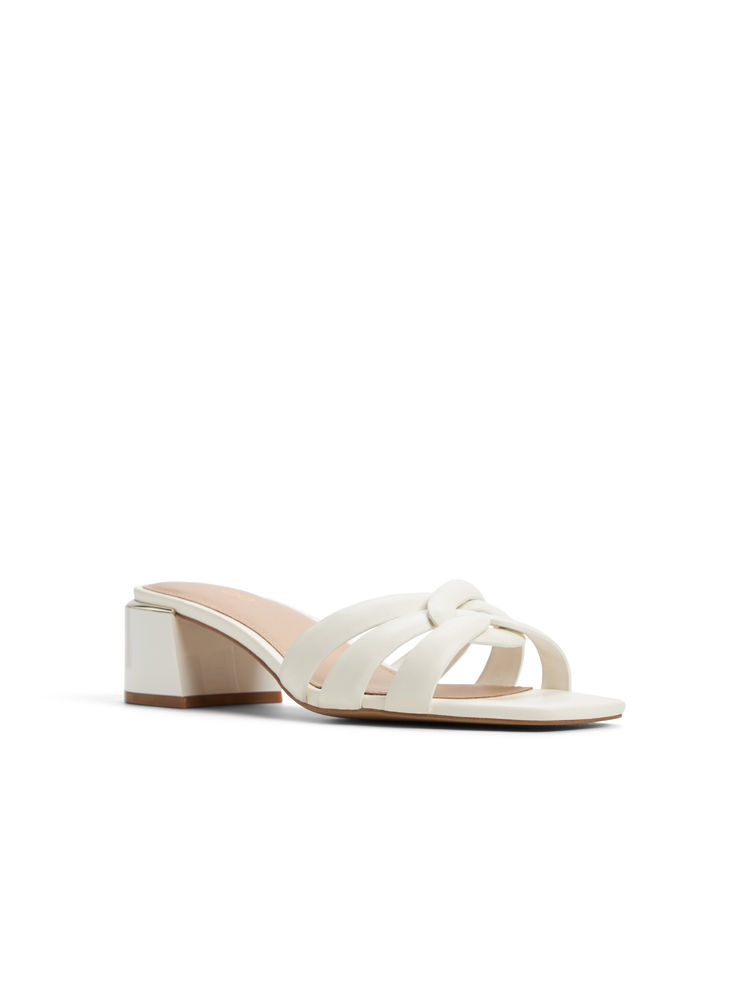 Aldo HANNE-IN100 Women White Block Sandal Heels-image-46