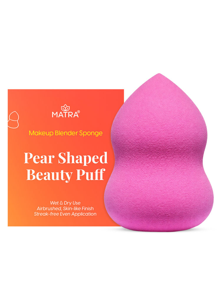 Matra Makeup Sponge Blender Beauty Puff For Blending Foundation, Cream, Liquid & Powder Random Color-picture-20