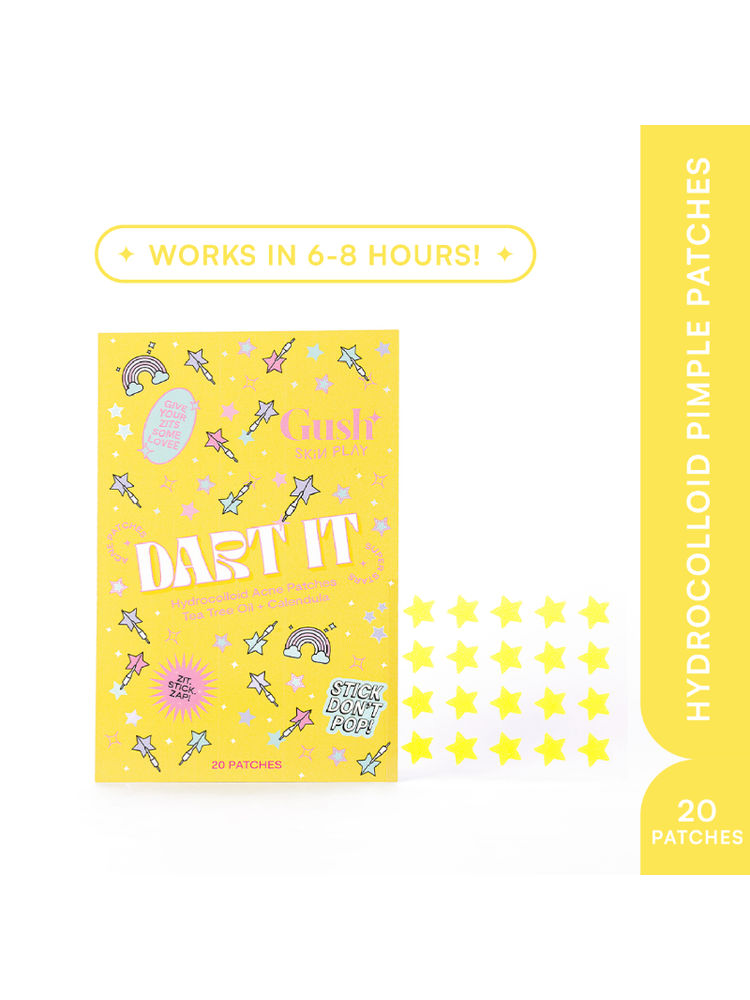 Gush Beauty Dart It Pimple Patches Work in 6-8 Hrs For Acne, Zits And Blemishes - Super Star-image-6