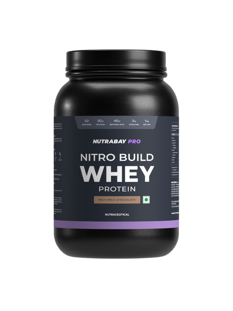 Nutrabay Pro Nitro Build Whey Protein Powder - Rich Milk Chocolate-image-20