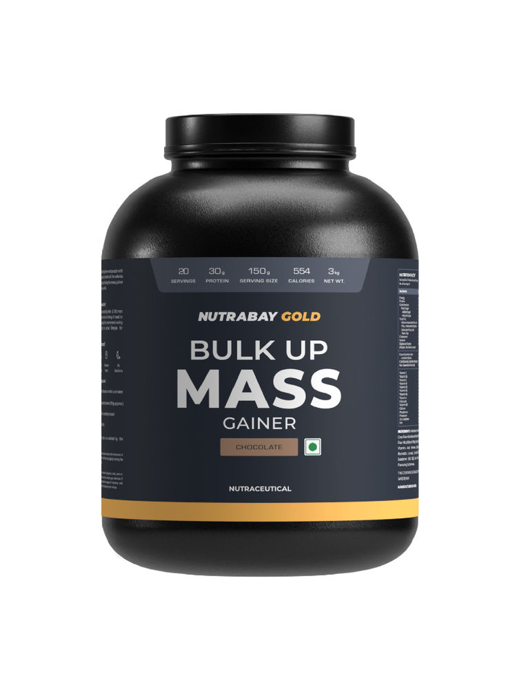Nutrabay Gold Bulk Up Mass Gainer Powder - Chocolate-image-21