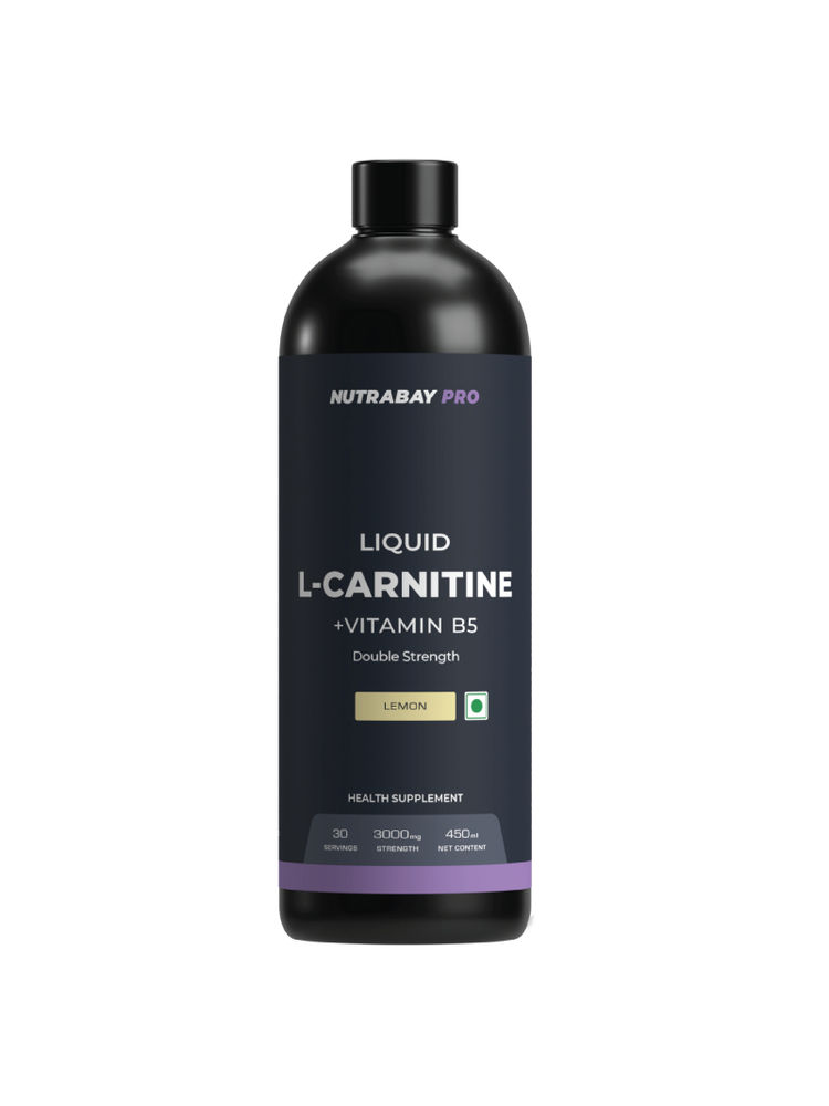 Nutrabay Pro Liquid L-Carnitine +Vitamin B5 Powder - Lemon-picture-18