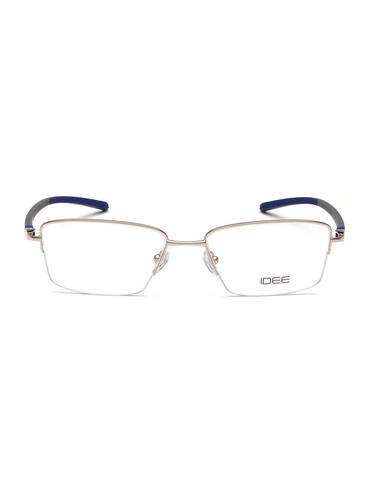 IDEE Silver Half Rim Rectangular shaped eyewear for Men (ID2064C3FR) (53)-image-1