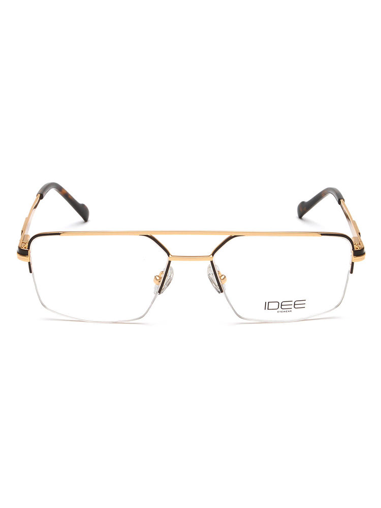 IDEE Brown Half Rim Rectangular shaped eyewear for Men (ID2114C3FR) (54)-picture-11