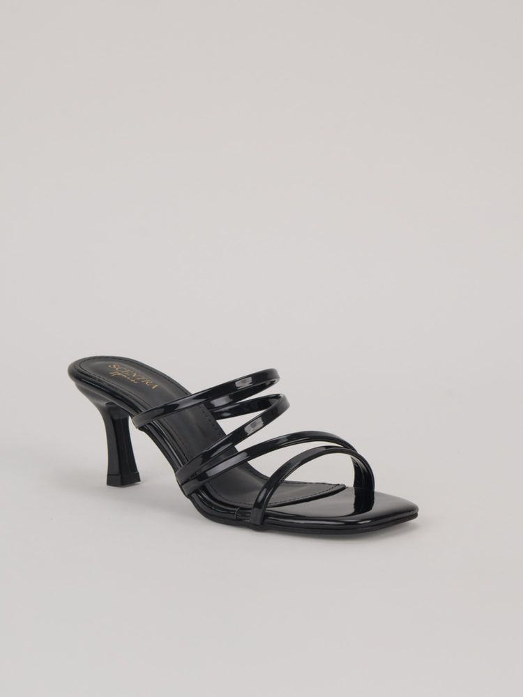 SCENTRA Womens Black Kitten Heels-picture-17
