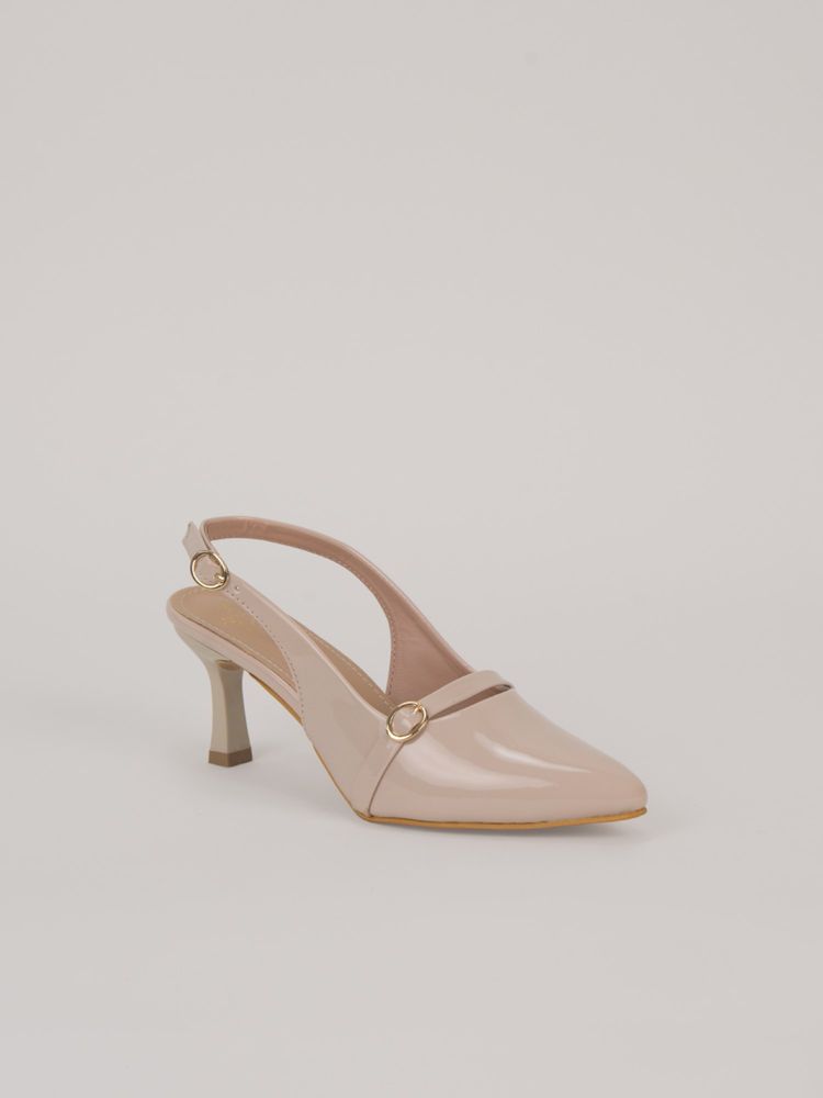 SCENTRA Womens Beige Kitten Heels-image-48