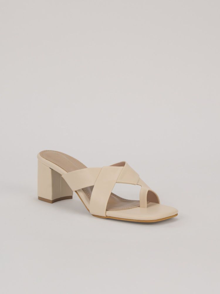 SCENTRA Womens Cream Block Heels-image-17