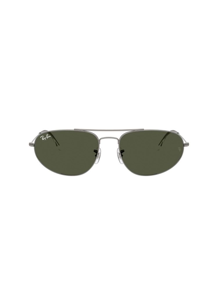 Ray-Ban Unisex UV Protected Green Lens Aviator Sunglasses - 0RB3945004/3160-picture-1