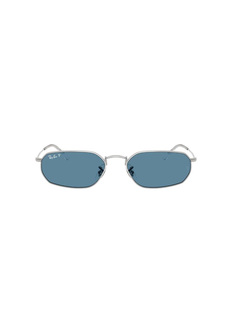 Ray-Ban Unisex Polarized Blue Lens Rectangle Sunglasses - 0RB3947003/S254-image-34