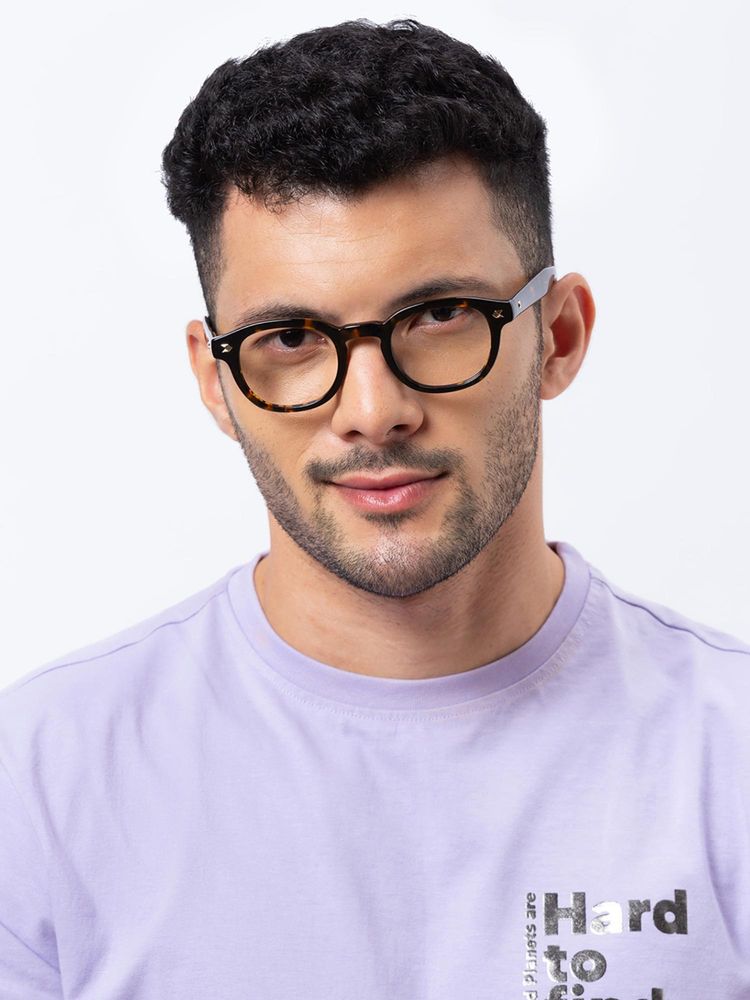 Shisen Fox Unisex Kitsune-46 2.0 Lightweight Brown Optical Eyeglass Frame (46)-image-29