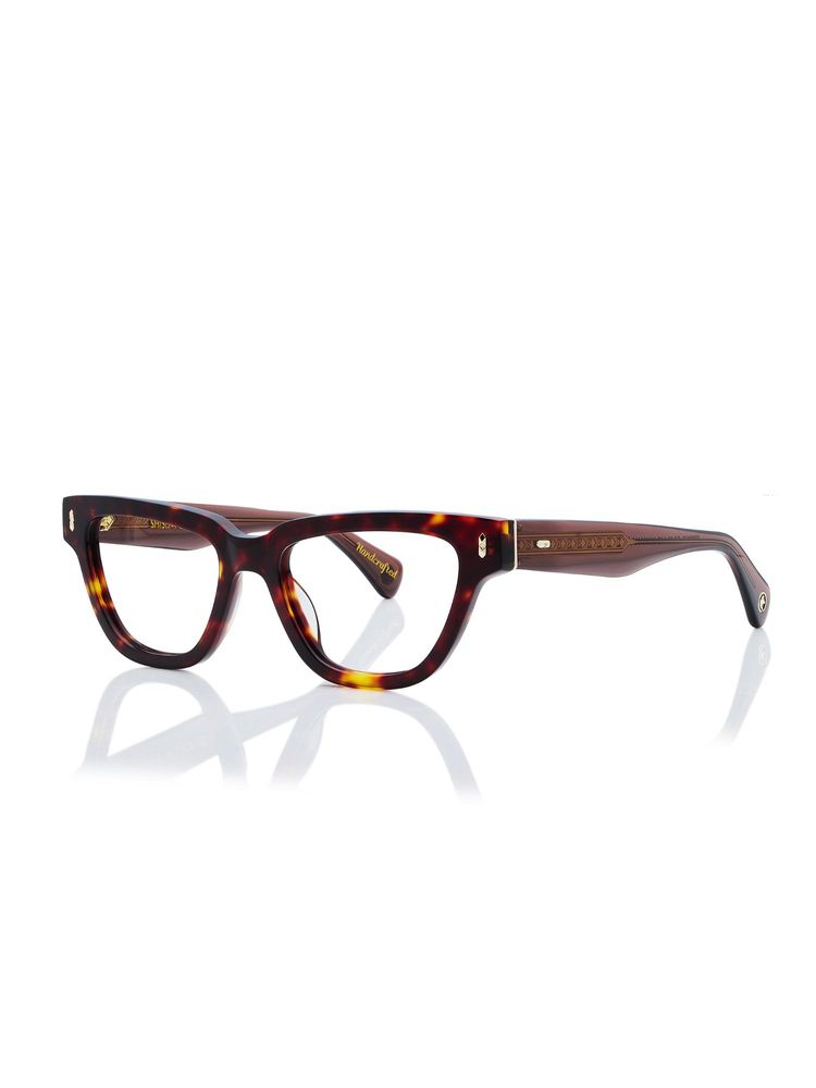 Shisen Fox Unisex Himiko Lightweight Brown Optical Eyeglass Frame (52)-picture-39