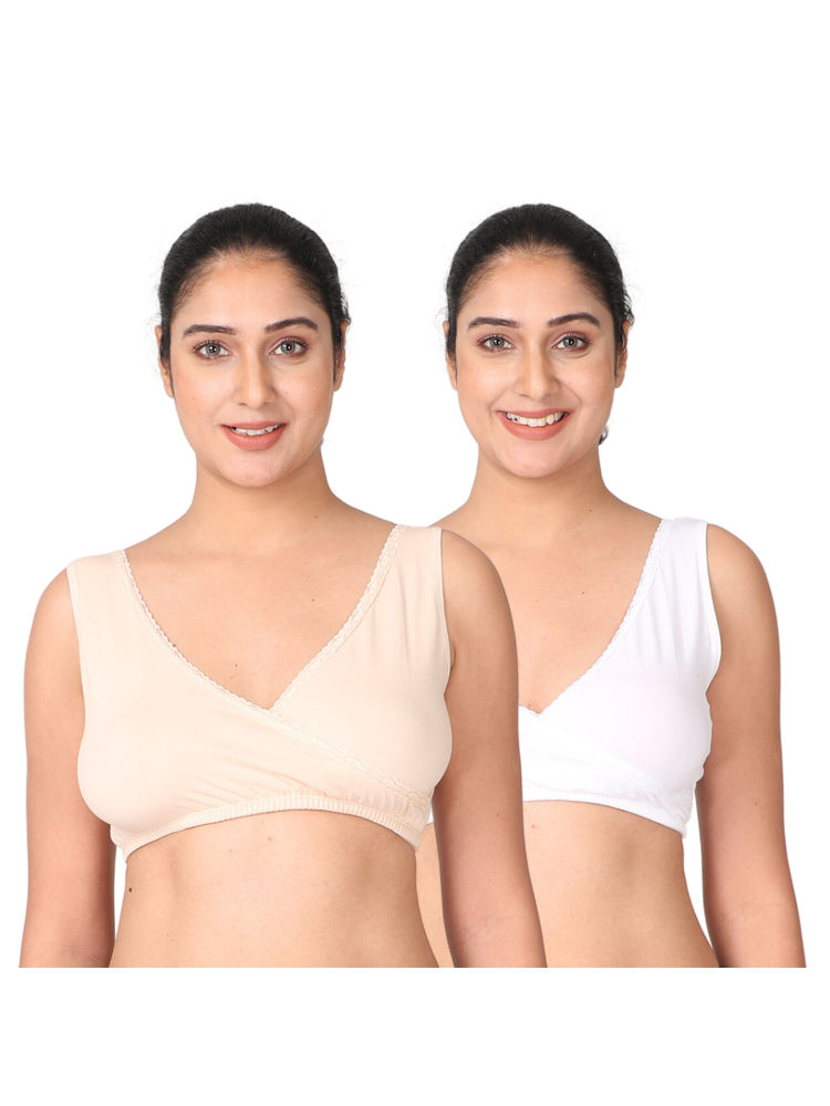 Morph Maternity Pack Of 2 Sleep Nursing Bras - Multi-Color-picture-35