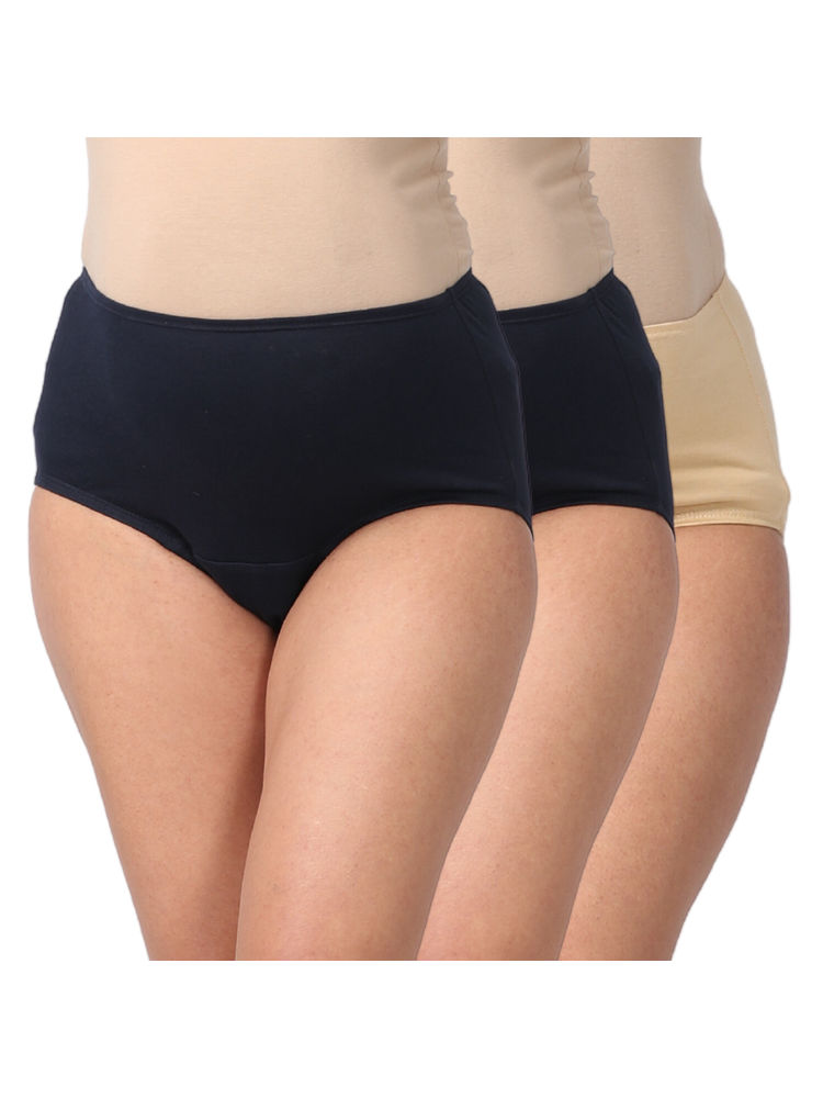 Morph Maternity Pack Of 3 Maternity Incontinence Panty - Multi-Color-picture-17