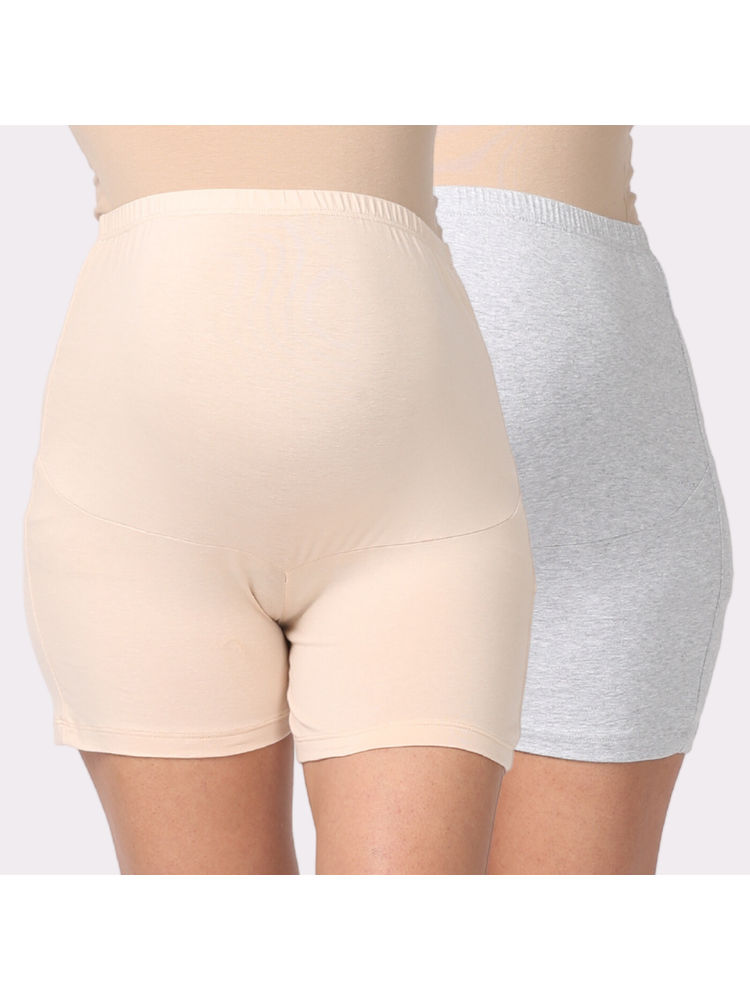 Morph Maternity Pack Of 2 Maternity Under Shorts - Multi-Color-picture-14