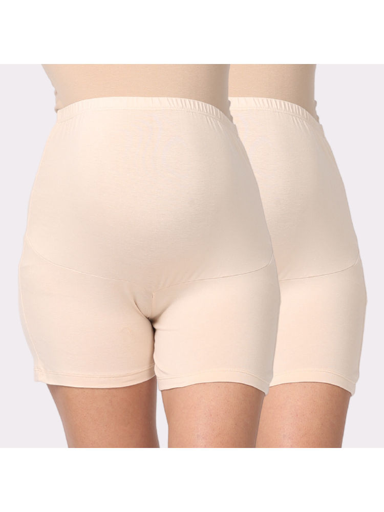 Morph Maternity Pack Of 2 Maternity Under Shorts - Nude-picture-18