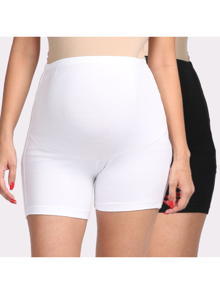 Morph Maternity Pack Of 2 Maternity Under Shorts - Multi-Color-picture-13