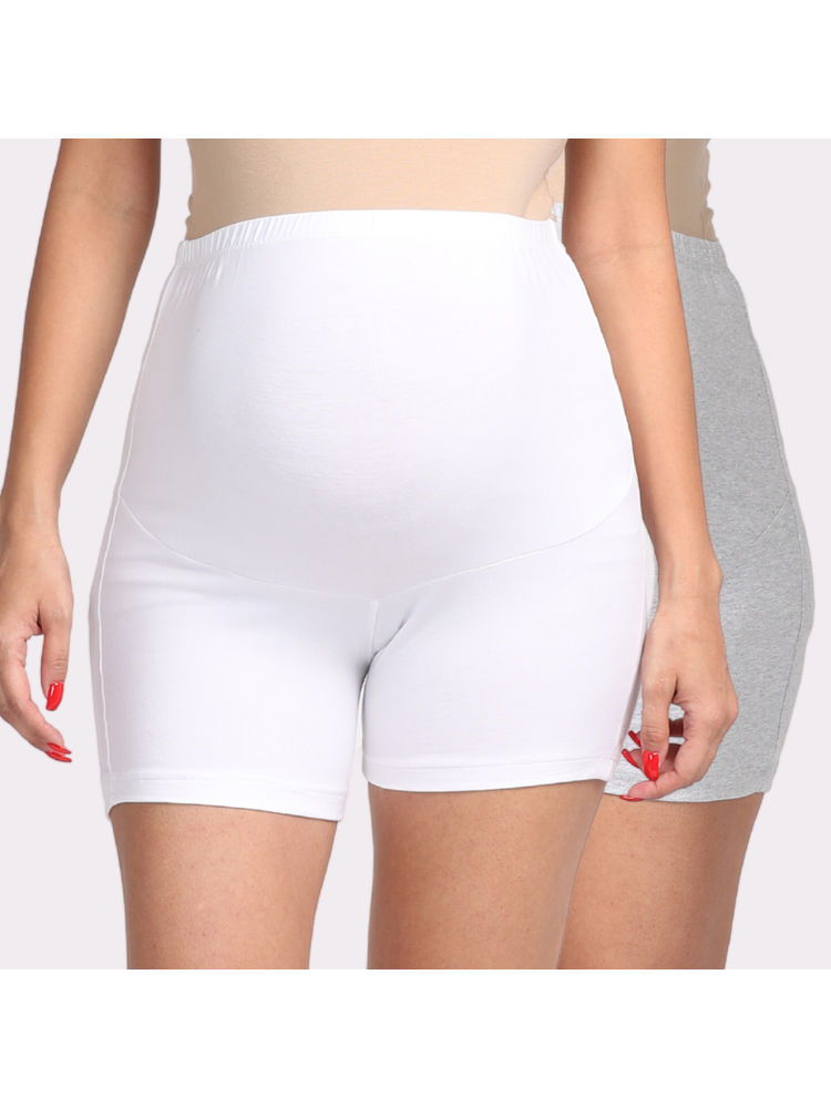 Morph Maternity Pack Of 2 Maternity Under Shorts - Multi-Color-picture-12