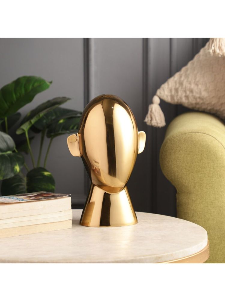 De Maison Decor Abstract Head Decorative Gold-image-15