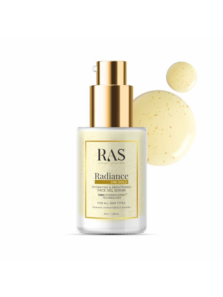 RAS Luxury Oils Radiance 24k Gold Hydrating & Brightening Face Gel Serum-picture-11