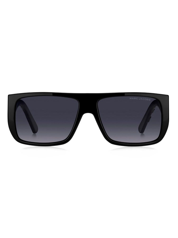 marc jacobs accessories Marc Jacobs Unisex 100% UV Protection Rectangle Full Rim Grey Lens Sunglasses (57)-picture-36
