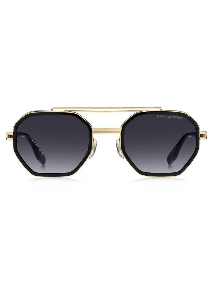 Marc Jacobs Men 100% UV Protection Rectangle Full Rim Grey Lens Sunglasses (54)-image-46
