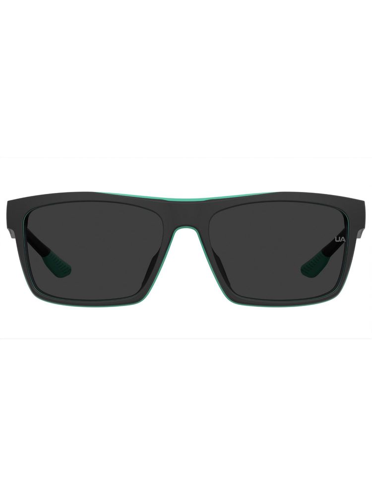Under Armour Unisex 100% UV Protection Rectangle Full Rim Grey Lens Sunglasses (59)-picture-14