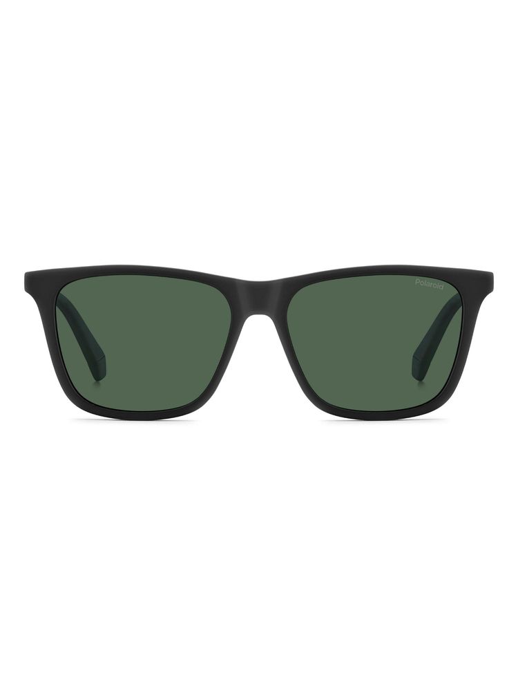 Polaroid Men 100% UV Protection Rectangle Full Rim Green Lens Sunglasses (56)-image-33
