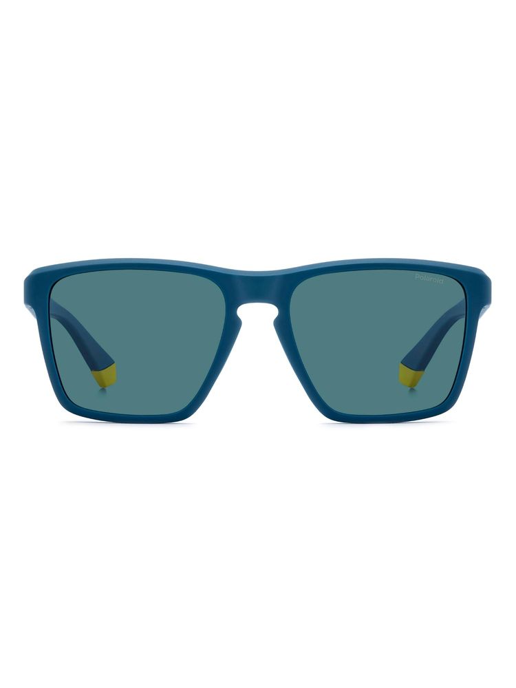 Polaroid Men 100% UV Protection Rectangle Full Rim Blue Lens Sunglasses (56)-image-31