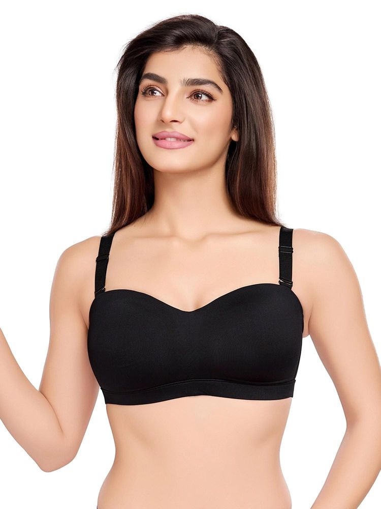 Juliet Womens Padded Full Coverage Seamless And Strapless Polyamide Spandex Bra-picture-17