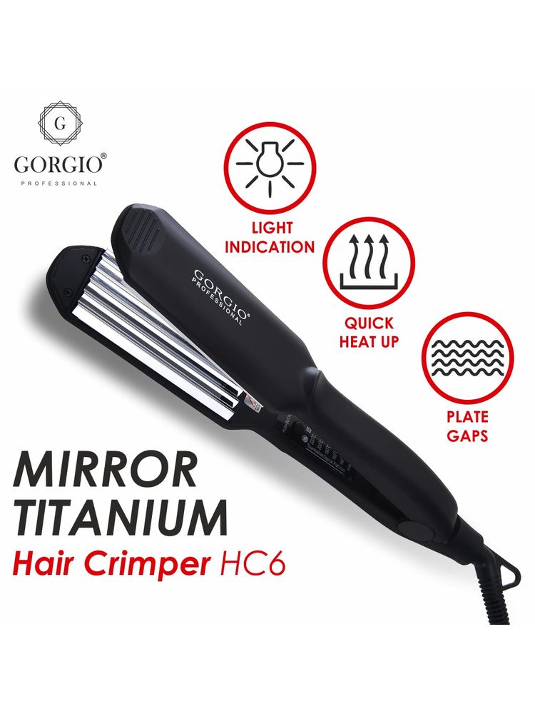 Gorgio Professional Premium titanium plate HairCrimper HC 06-picture-16