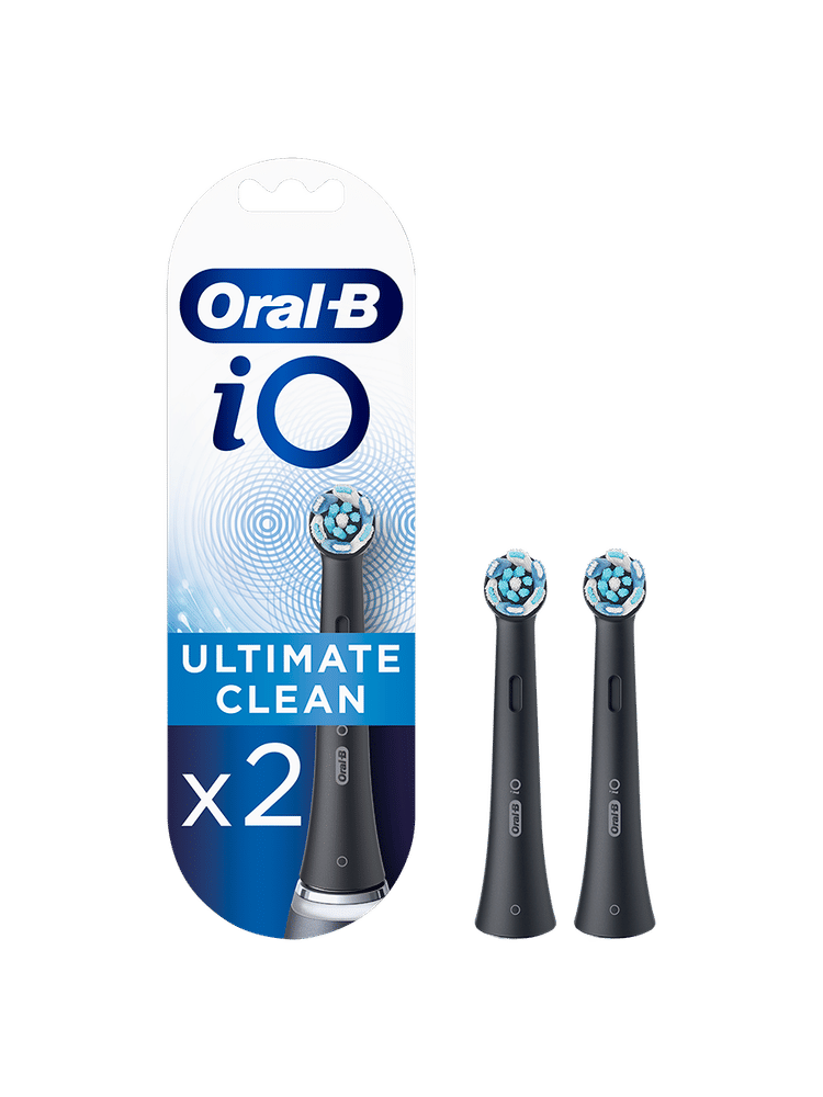 Oral-B Set Of 2 Io Ultimate Clean Brushes Black