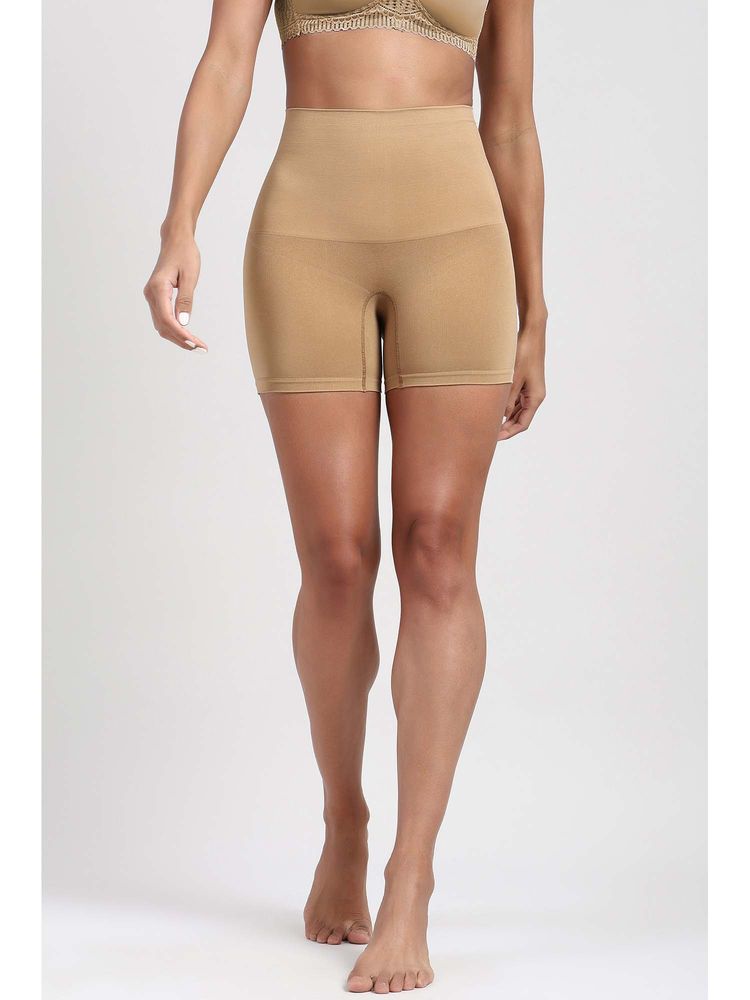 Van Heusen Women Beige Solid High Waist Seamless Shapewear-picture-36