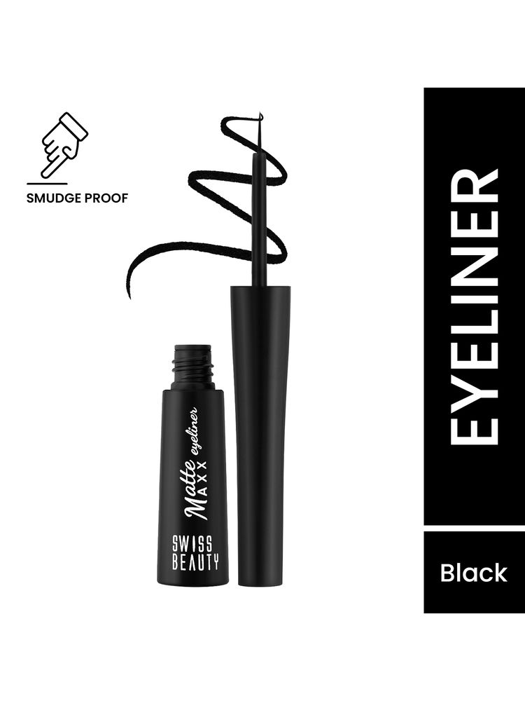Swiss Beauty Matte Max Eyeliner Black-picture-20