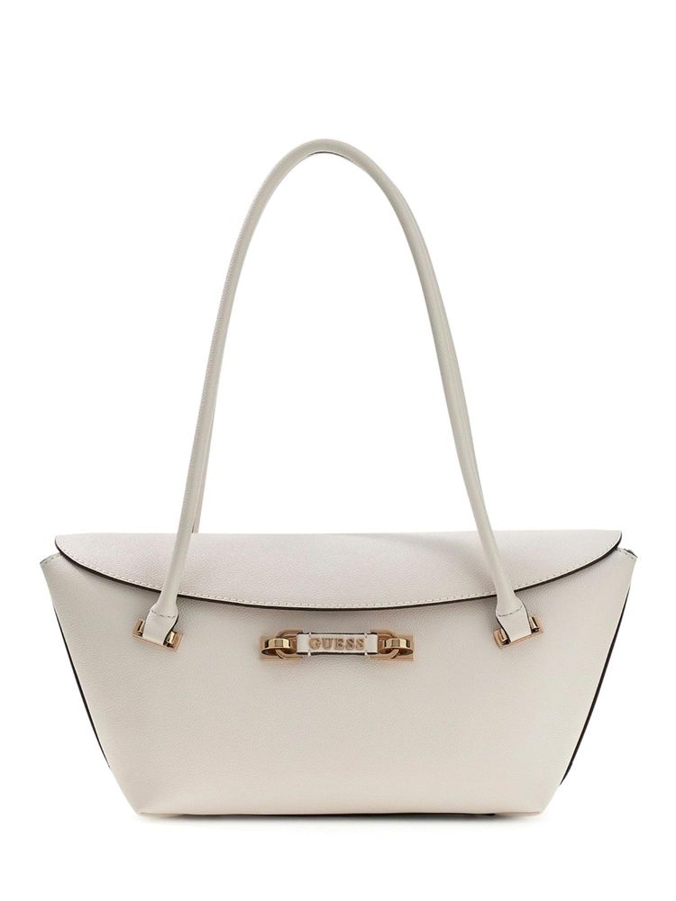 guess fashion Guess Off White Solid Pu Sophia Handbag-picture-21