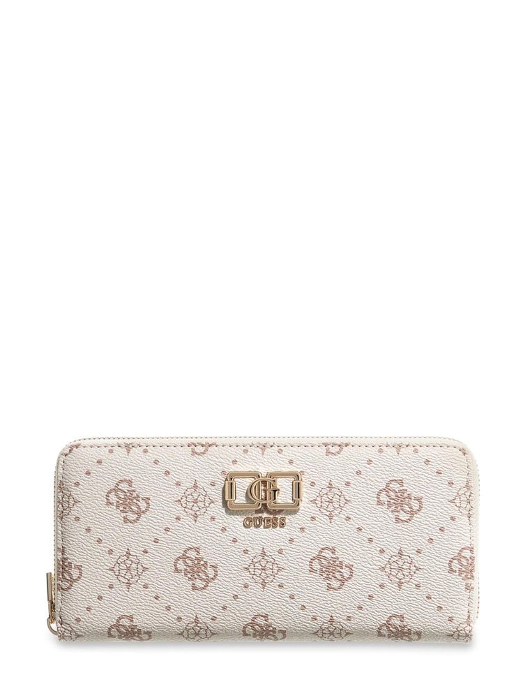 guess fashion Guess Vanilla Printed Pu Emelie Logo Zip-Around Wallet-picture-12